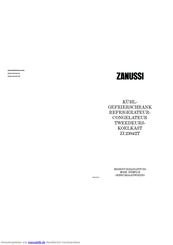 Zanussi ZI 2304/2T Bedienungsanleitung