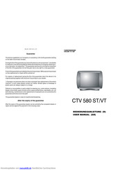 Clatronic CTV 580 ST/VT Bedienungsanleitung