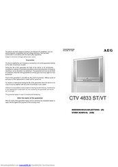 Aeg CTV 4833 Bedienungsanleitung