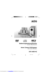 AEG dvd 4609 hc Bedienungsanleitung