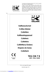 Kalorik TKG CM 7 B Gebrauchsanleitung