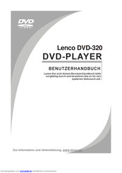 Lenco DVD 320 Benutzerhandbuch