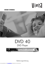 Vieta DVD40 Bedienungsanleitung