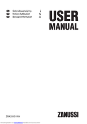 Zanussi ZRA33101WA Benutzerhandbuch
