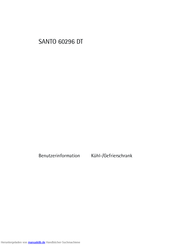 AEG Electrolux SANTO 60296 DT Benutzerinformation