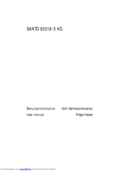AEG Electrolux S 80318 KG 5 Benutzerinformation