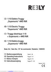 Reely Supersonic Bedienungsanleitung