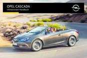 Opel CASCADA Infotainment 2016 Handbuch