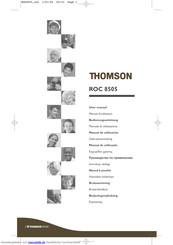 Thomson ROC 8505 Bedienungsanleitung