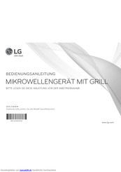 LG MH638 Serie Bedienungsanleitung