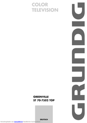 Grundig GREENVILLE ST70-7502 TOP Bedienungsanleitung