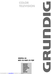 Grundig XENTIA 55MFS 55-4601/8 TOP Bedienungsanleitung
