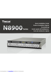 Thecus N8900 Series Kurzanleitung