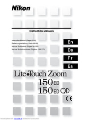 Nikon Lite Touch Zoom 150ED Bedienungsanleitung