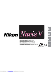 Nikon Nuvis V Bedienungsanleitung