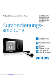 Philips SA3224 Kurzanleitung