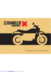 Ducati Scrambler Anleitung- Und Instandhaltungsheft