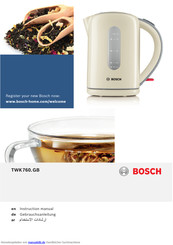 Bosch TWK760.GB Gebrauchsanleitung