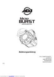 ADJ Micro BURST Bedienungsanleitung