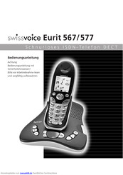 Swissvoice Eurit 567 Bedienungsanleitung