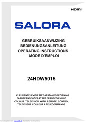 Salora 24HDW5015 Bedienungsanleitung