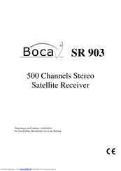 Boca SR 903 Bedienungsanleitung