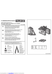 FALLER 222108SET branch line engine shed with block post Anleitung