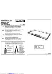 FALLER metal industrial fencing Anleitung