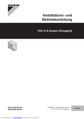 Daikin VRV IV-S Betriebsanleitung