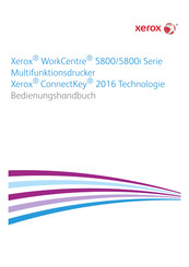 Xerox WorkCentre 5800 Bedienungsanleitung