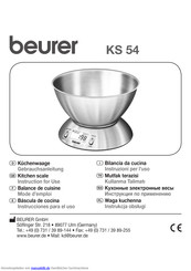 Beurer KS 54 Gebrauchsanleitung