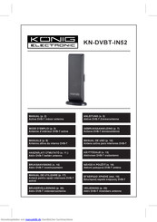 Konig Electronic KN-DVBT-IN52 Bedienungsanleitung