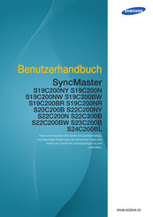 Samsung S22C200B Benutzerhandbuch