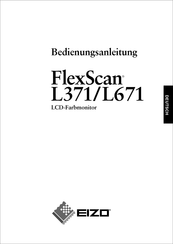 Eizo FlexScan L371 Bedienungsanleitung