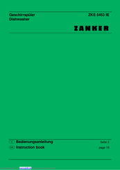 Zanker ZKS 5453 IE Bedienungsanleitung