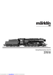 Marklin 37818 Bedienungsanleitung