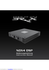BRAX NOX4 DSP Bedienungsanleitung