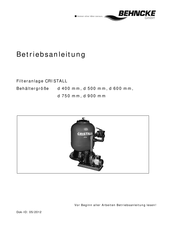 Behncke CRISTALL 750 Betriebsanleitung