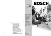 Bosch bsg1400 Gebrauchsanweisung