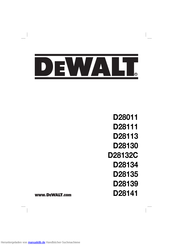 DeWalt D28130 Originalanweisungen