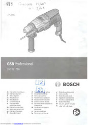 Bosch 3 601 A78 5.. Series Originalbetriebsanleitung
