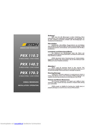 Eton PRX 140.2 Anleitung