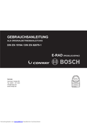 Bosch Conway Gebrauchsanleitung