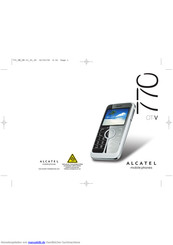 Alcatel OT-V770 Bedienungsanleitung