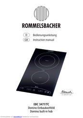 Rommelsbacher EBC 3477/TC Einbaukochmulde DOMINO Kochmulde Kochfeld EBC 3477 TC 