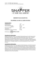 Snapper 3170-7901 Bedienungsanleitung