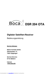 Boca DSR 204 OTA Bedienungsanleitung