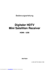 Megasat HD400 Bedienungsanleitung