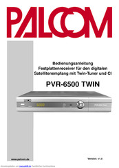 Palcom PVR-6500 TWIN Bedienungsanleitung