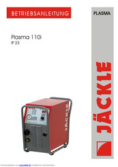 Jackle Plasma 110i IP 23 Betriebsanleitung